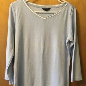 Light blue Land's End shirt size L (14-16)
